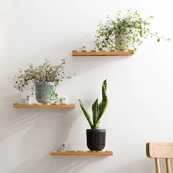 

Wall Storage Racks Solid Wooden Shelf Partition Shelf Living Room Tv Wall Hanging Decoration Frame Bedroom Wall Creative