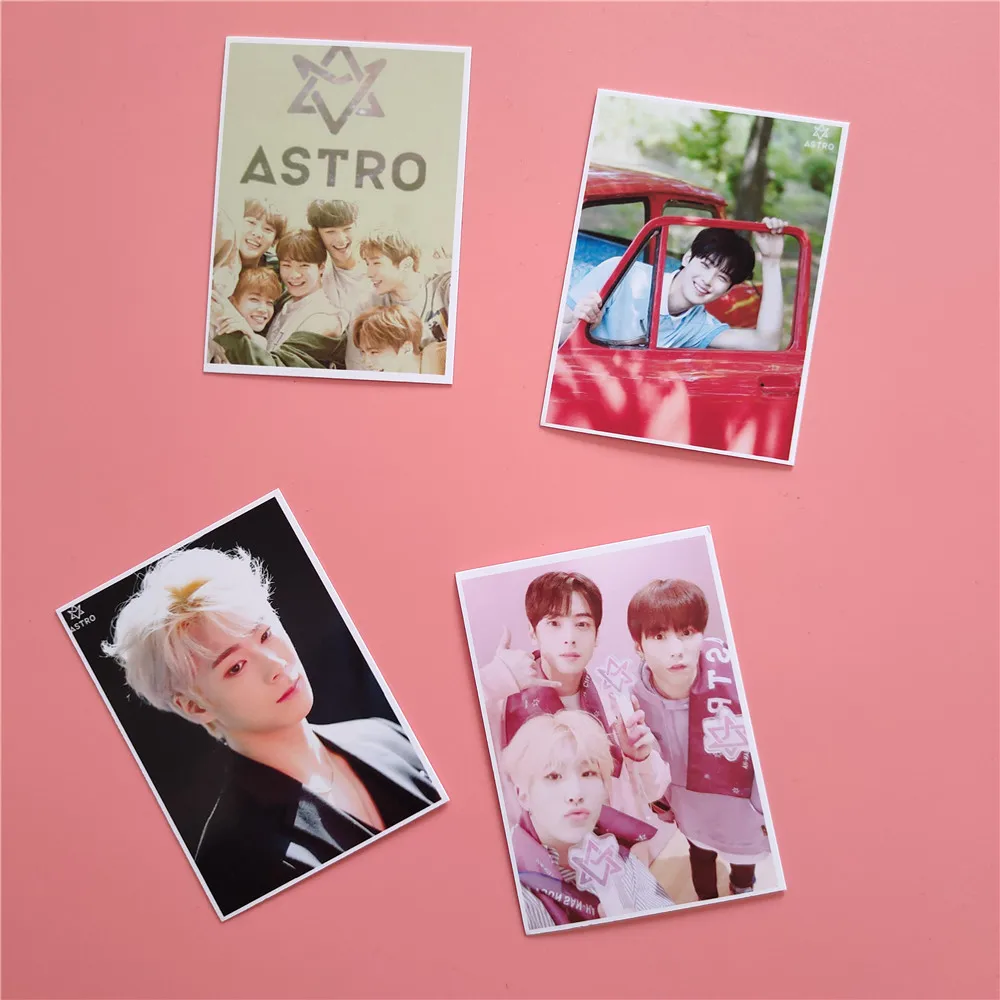 16 шт./компл. Kpop Astro членов фото карты альбом голубого пламени карты, высокое качество,, горячая Распродажа Kpop astro HD Фотокарта