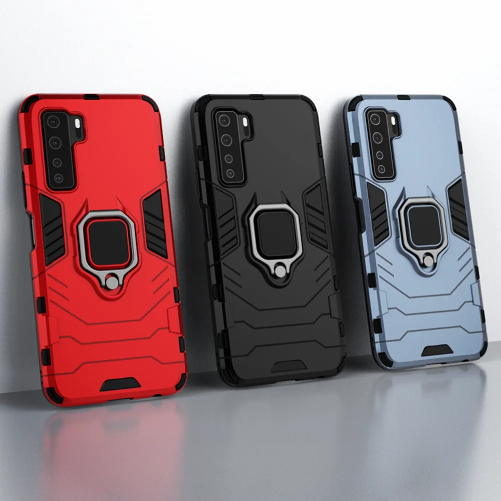 

Armor Case For Huawei Honor 30s Case Ring Holder Stand Cover For Huawei Honor 30s Russia Case Fashion Honor30s 30 s Coque