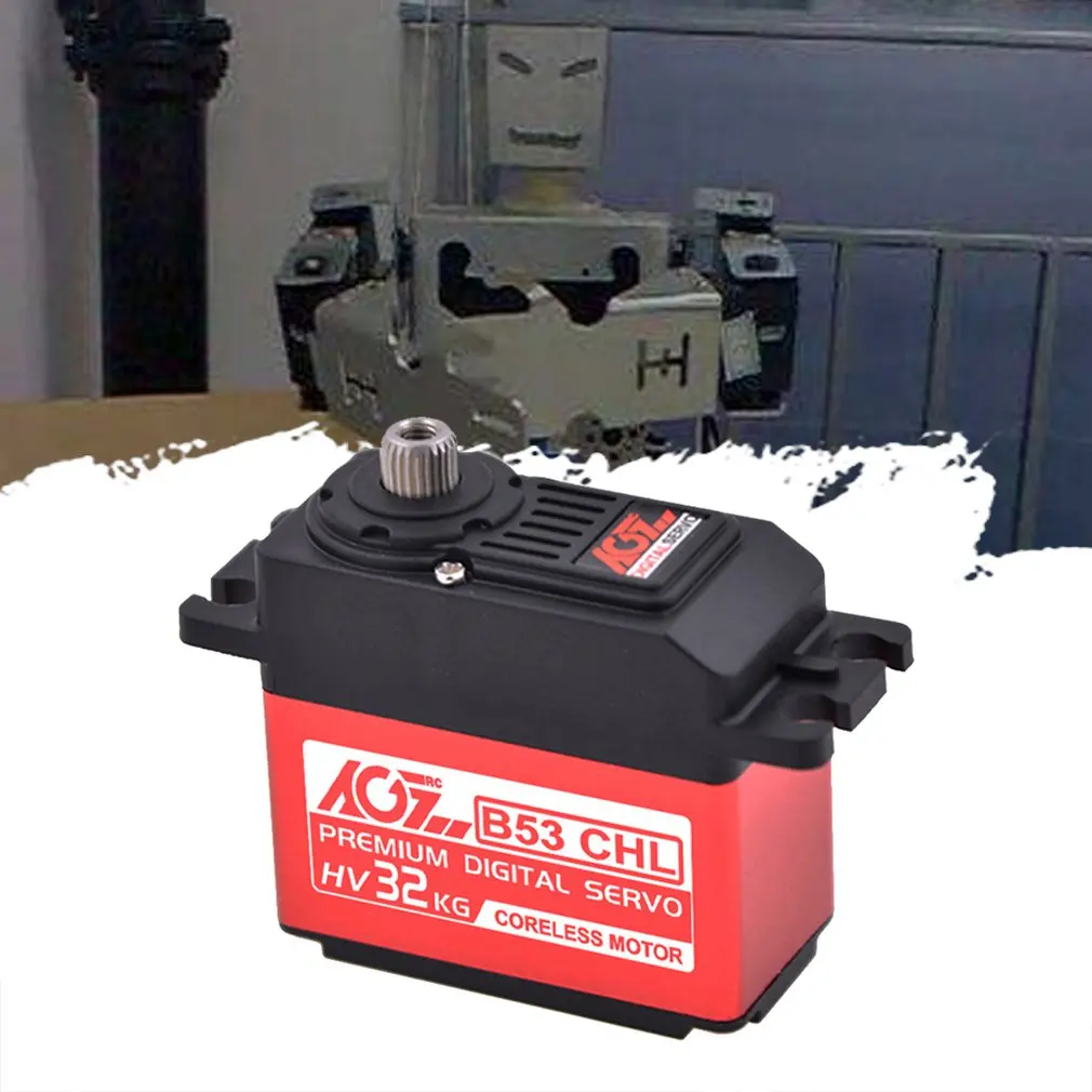 B53chm 20kg Torque High Voltage Hollow Cup Motor Helicopter Locking Standard Servo