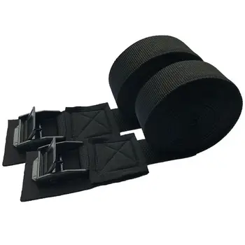 

1pair Outdoor Lashing Tie Surfboard Kayak Roof Rack Cam Buckle Lashing Tie Strap Y1QE