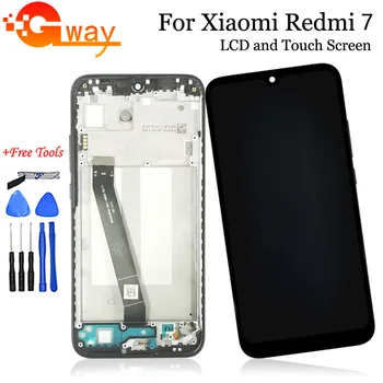 

6.26" For Xiaomi Redmi 7 LCD Display+Touch Screen Digitizer + Frame Assembly For Redmi7/Red Rice 7/Red Rice7 Replacement + Tools