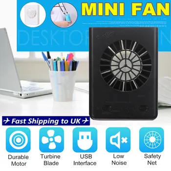 

Electric Fan Air Conditioner Cooler Cooling Fan Mini Fan USB Charging Turbofan Home Table Desktop Cooling Battery Powered Fan