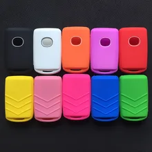 Силикагель чехол Автомобильный ключ крышка Держатель для Mazda 3 Новое поступление седан хэтчбек автомобильный чехол для ключей аксессуары