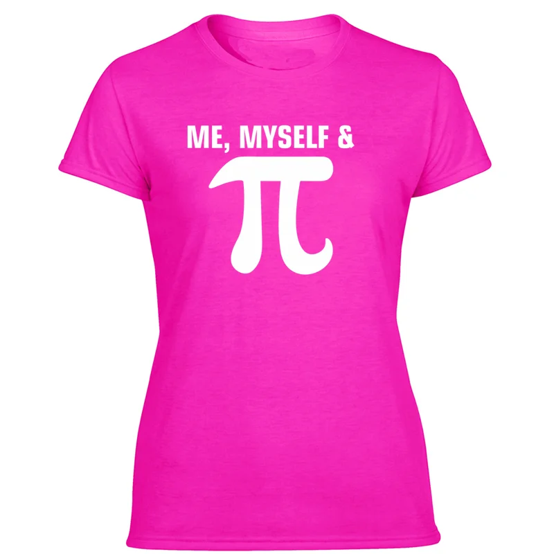 Дизайнерская Повседневная футболка с надписью «me myself and pi day» для мужчин и женщин, Мужская хлопковая футболка с круглым воротником в стиле хип-хоп