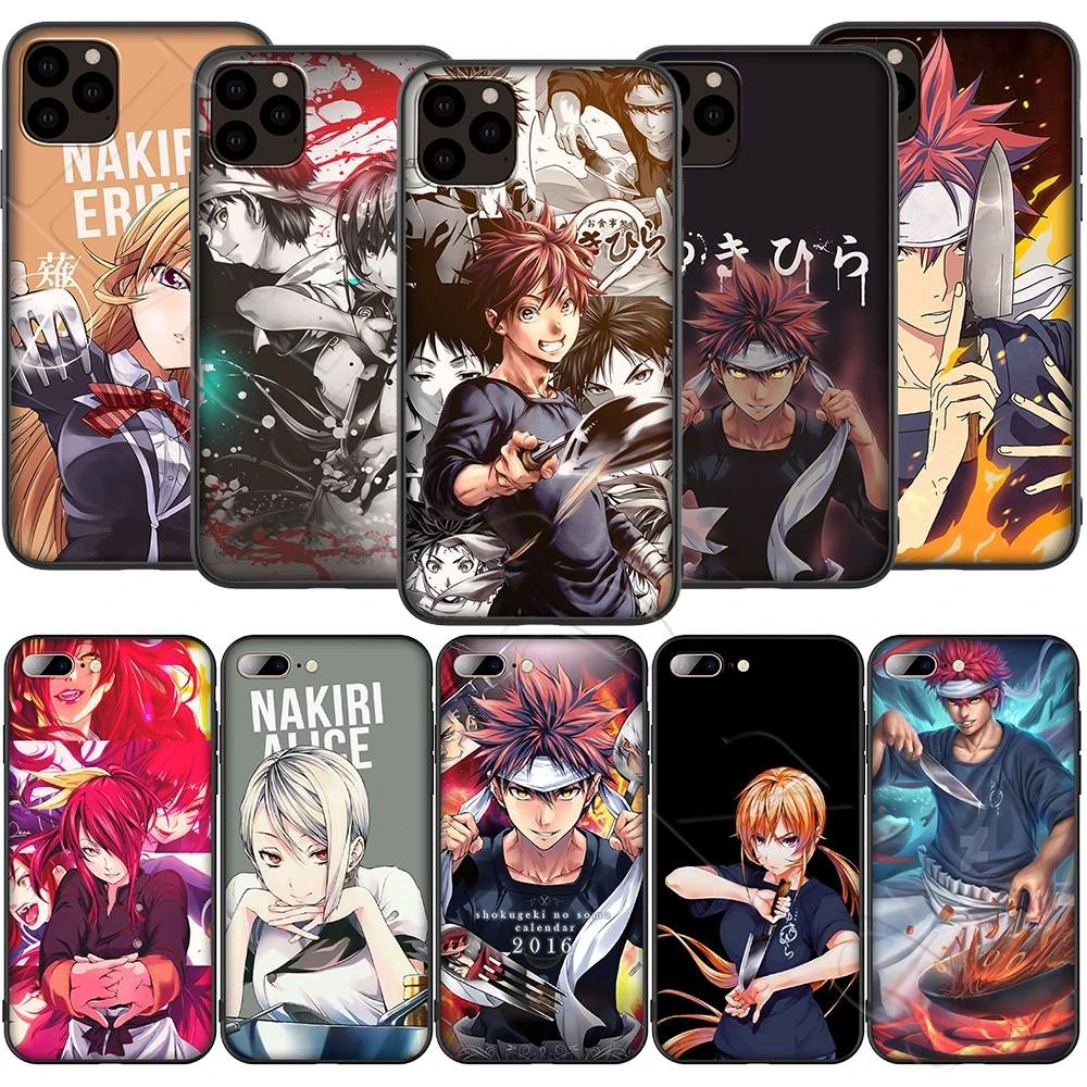 Силиконовый мягкий чехол Lavaza Food Wars для iPhone 12 Mini 11 Pro XS Max XR X 8 7 6 6S Plus 5 5S SE | Мобильные
