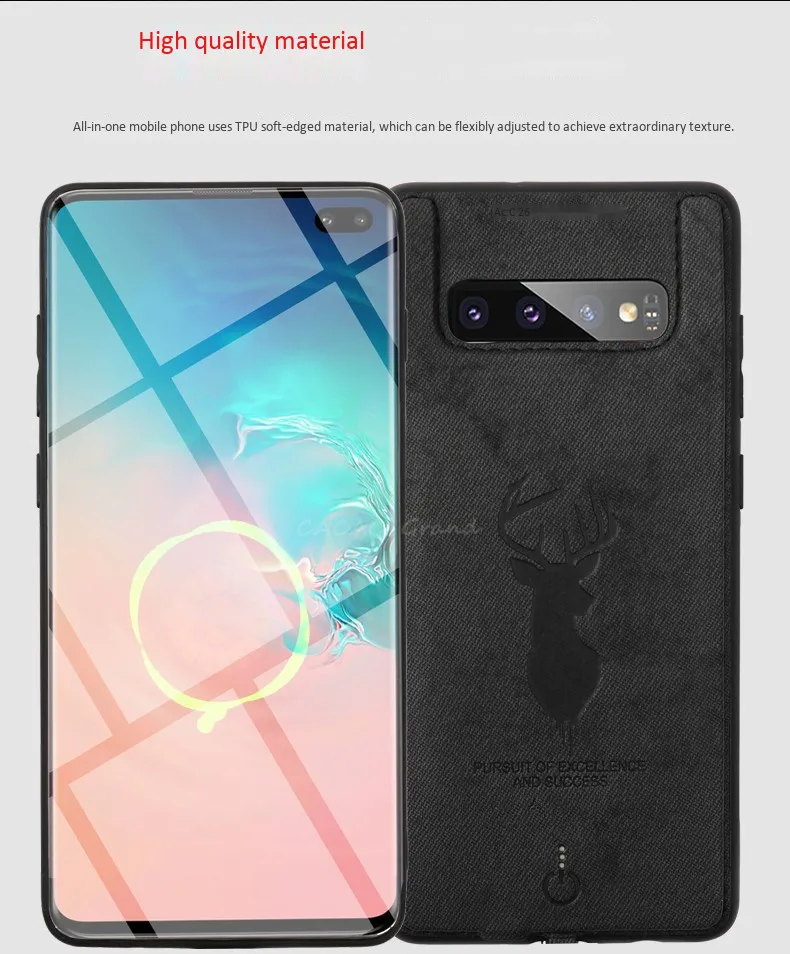 Чехол для зарядного устройства с оленем и оленем для samsung Galaxy S10 Plus, тонкий противоударный чехол для зарядного устройства для samsung Note 9, задняя крышка для зарядного устройства