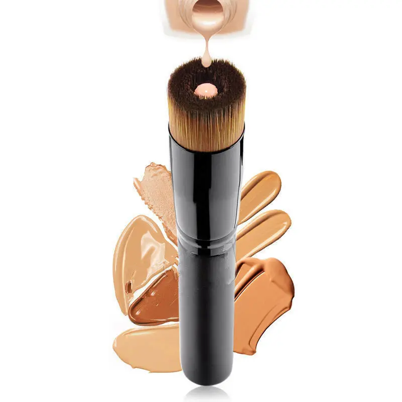 Premium Liquid Foundation Makeup Brush Face Concealer Black Brushes Professional Make Up Tools Accessories Pinceaux Maquillage