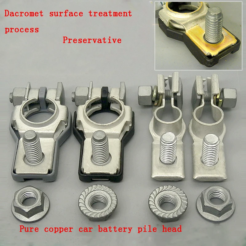 

Car Battery Pile Head Pure Copper Car Battery Chuck Battery Column Clamp Corrosion-Resistant Terminal Chuck