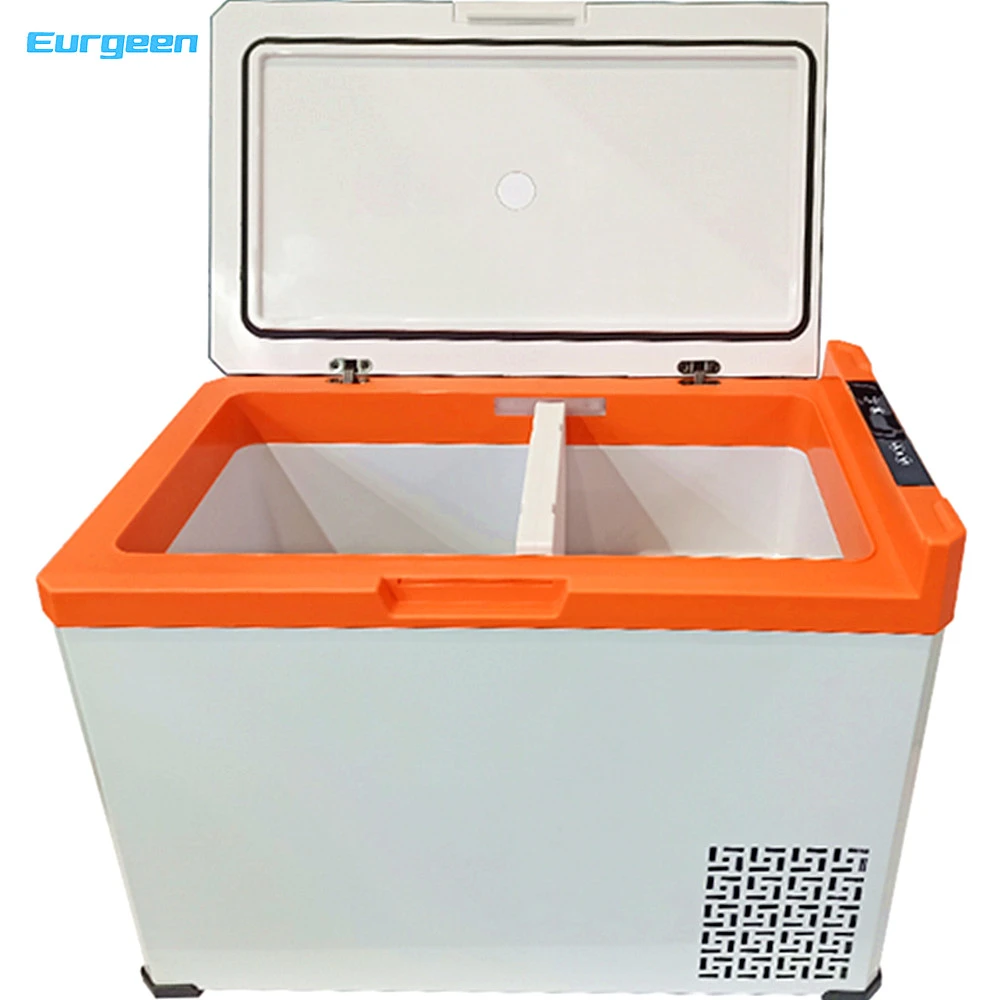 30L Portable Car Refrigerator and Home use Auto Compressor Fridge with Handle Mini Freezer Cooler for Outdoor DC 12V 24V AC 220V mini travel fridge