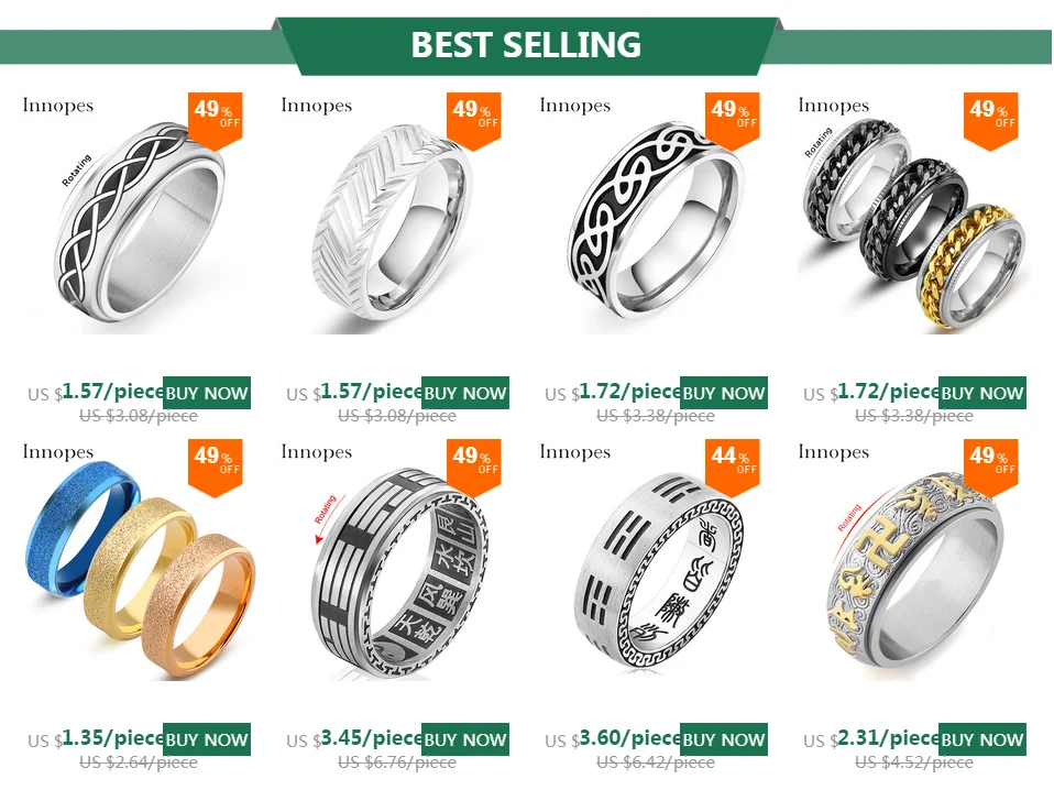 Innopes круглые кольца для мужчин и женщин, тонкое обручальное кольцо для пары из нержавеющей стали, Простые Модные ювелирные изделия,, бижутерия 1 мм