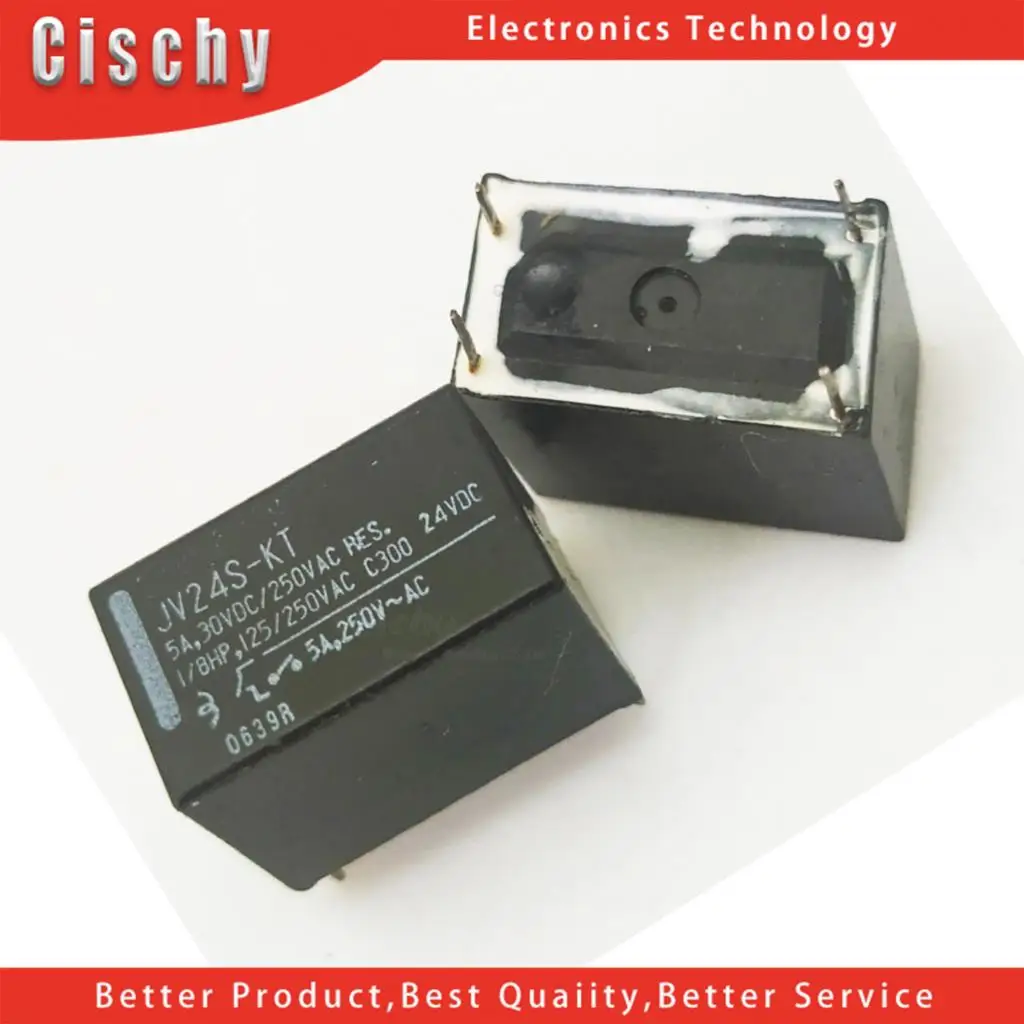 5 шт./лот JV24S-KT JV-24S-KT 24В 24VDC DIP-4 5A 30VDC 250VAC | Обустройство дома