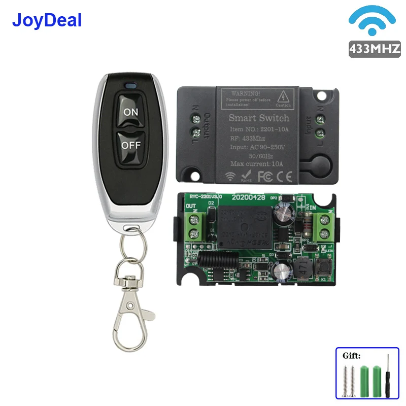 ac 110v 220v 1 ch receptor rf