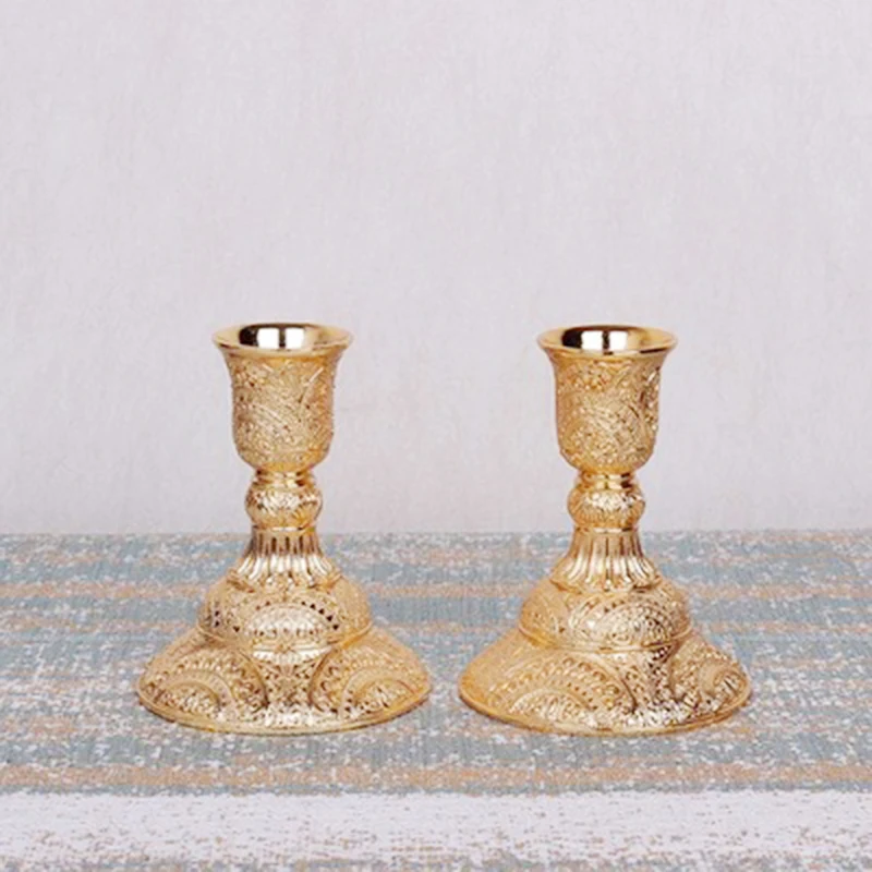 

1 Pc Metal Gold Candle Holders For Wedding Centerpieces Europe Style Candlestick Home Decor Candle Stick 3 Style Selectable