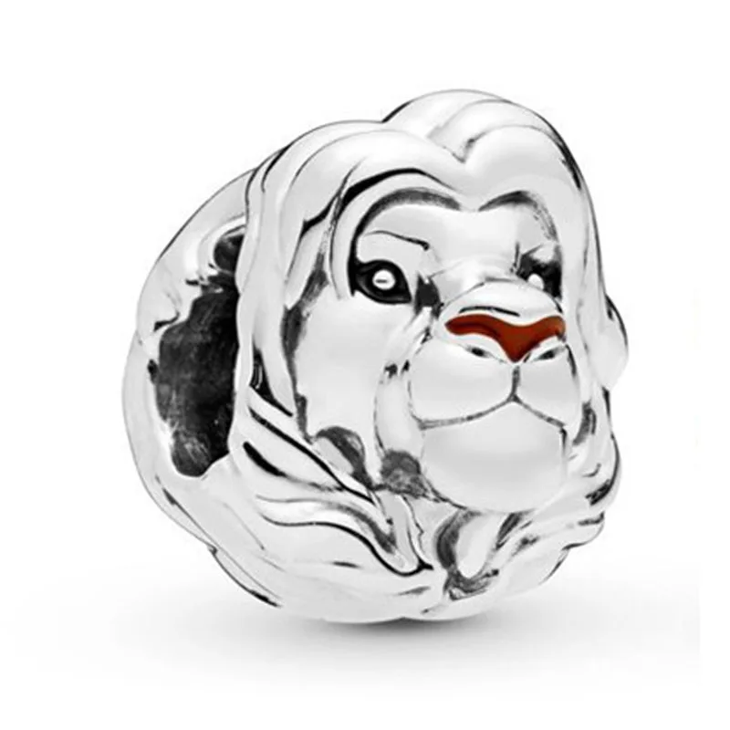 P1417 Подходит к оригиналу Pandora, браслет с шармами Лев принцесса «История игрушек», «чужой древесно-Кулон "сделай сам" с рисунком динозавра из бисера - Цвет: P1417