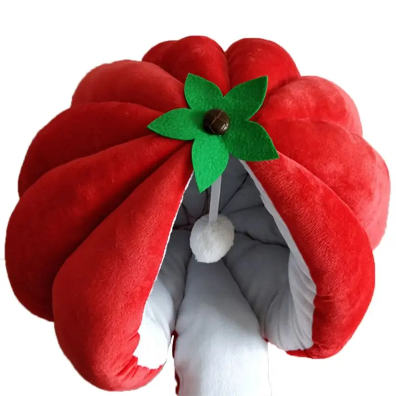 Домик для питомца кошки, милый теплый мягкий диван для кошек, спящих игр 85WC