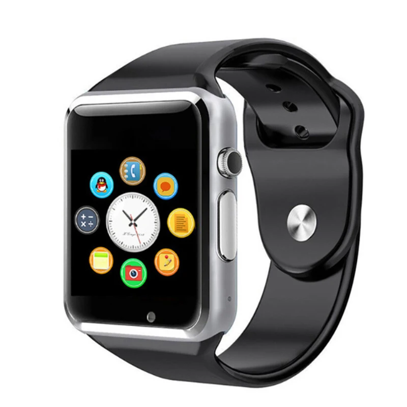 A1 Смарт часы для мужчин Bluetooth наручные Спорт Шагомер с SIM Камера Smartwatch Android