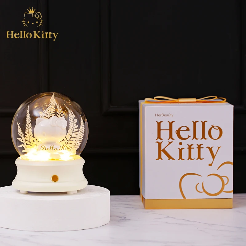 Японский hello kitty Presrved свежий цветок Bluetooth беспроводной динамик белый Ангел музыкальная шкатулка Ночной светильник подарок на день Святого Валентина