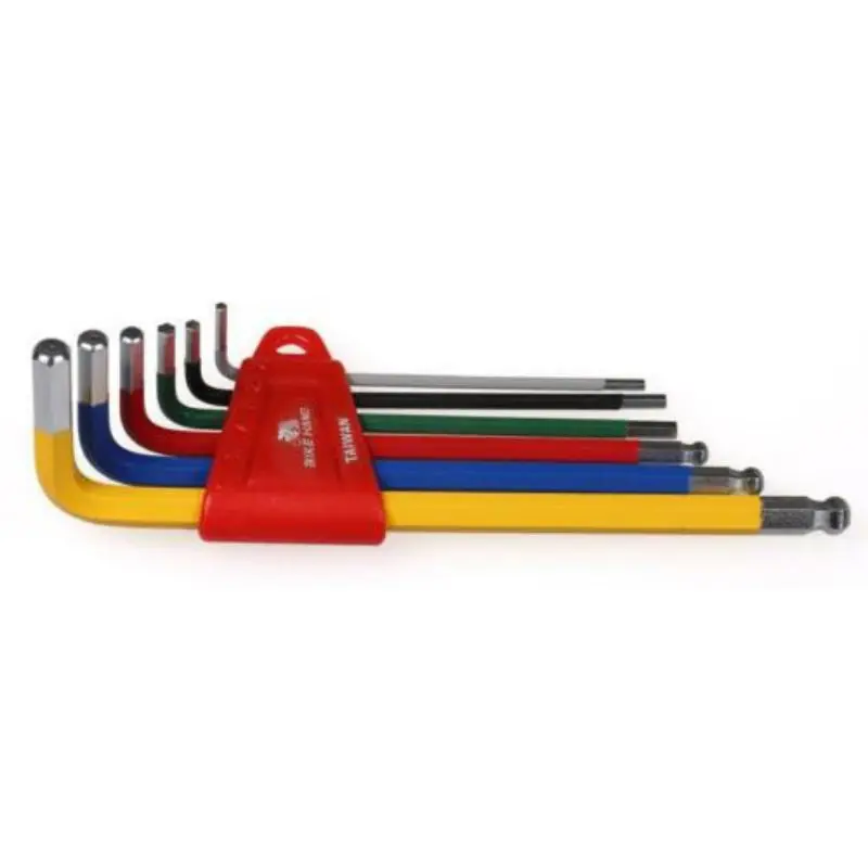 6pcs/Set High-quality Professional Multi-function 6 Colors Hex Key Wrench Set Bicycle Repair Tools