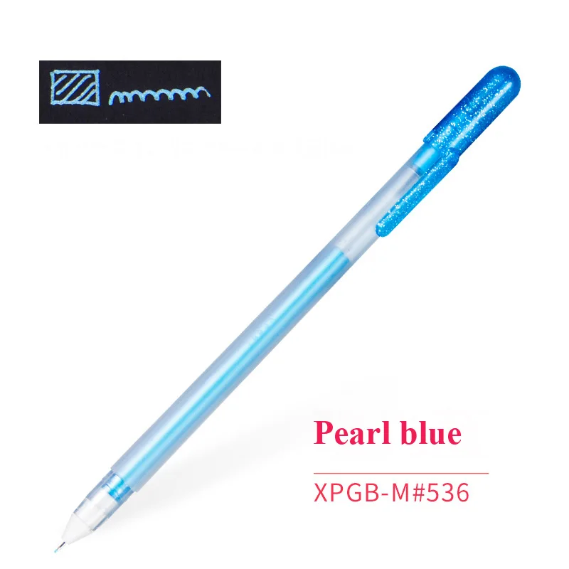 Pearl blue Сакура креативный высокий свет ручка для рисования DIY картина Акварельная комикс ручная роспись маркер для выделения ручки для школы поставка XPGB - Цвет: Pearl blue