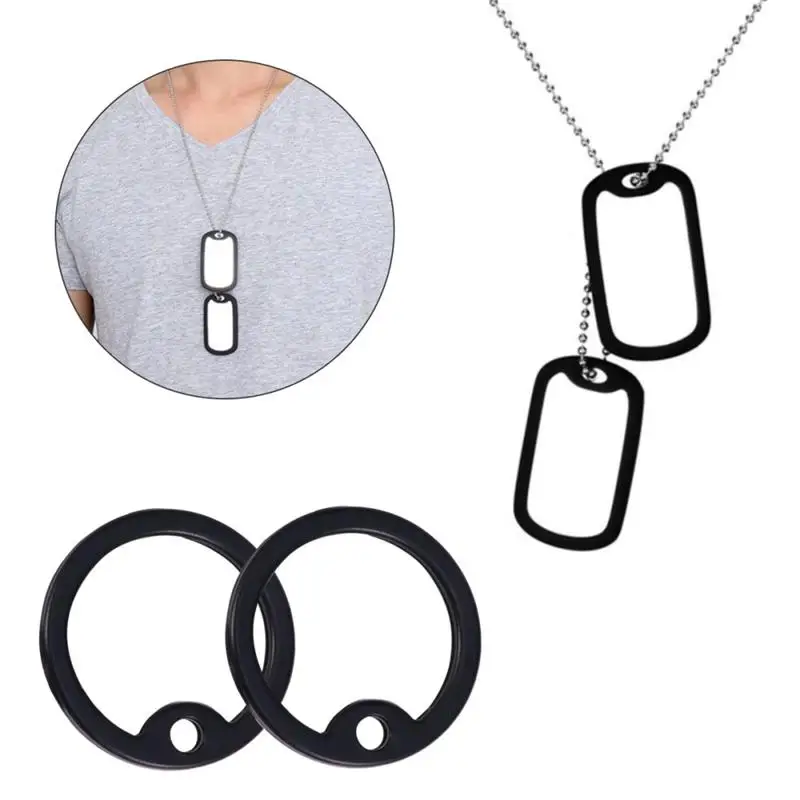 15/20/10/12/14/16/4/2 Pcs Dogtag Silencer Professional Pet ID Tag Silicone Silencers Soft Mute Circle Tag Ring For Pet Dog Cat