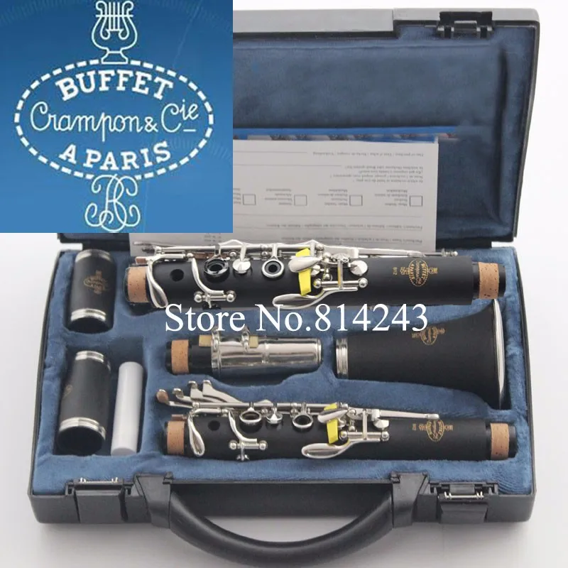 Buffet Crampon&ampCie A PARIS B12 17 Key Bb Tune Bakelite Clarinet Playing Musical Instruments with Accessories | Спорт и
