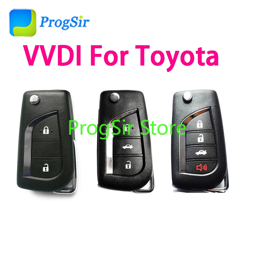 Пульт дистанционного управления Xhorse VVDI для Toyota Wire Type XKTO00EN XKTO01EN XKTO10EN | Автомобили и