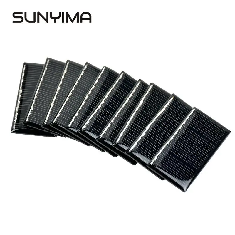 

SUNYIMA 10Pcs 54*54mm Polycrystalline silicon Solar Panels For DIY solar Kits Painel 3.7V 40MA Power Sun Solar