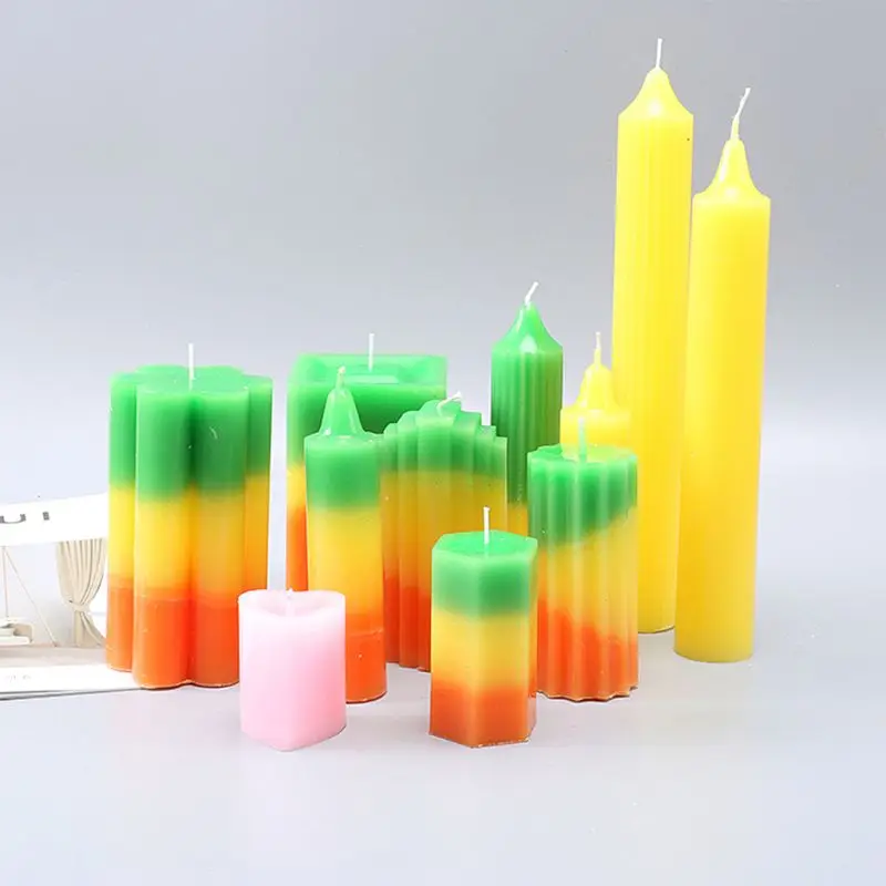 Формы для свечей для DIY Рождественский праздник подарок набор для изготовления свечей поставки