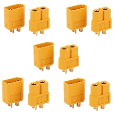 5 Pairs AMASS XT60 XT-60 Male Female Bullet Connectors Plug for RC Battery ESC Motor Part | Игрушки и хобби