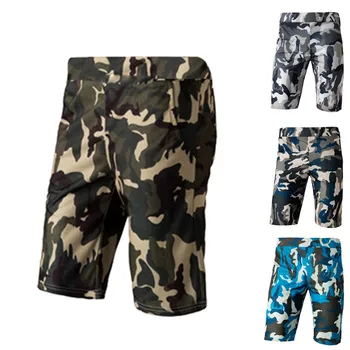 

Mens Gym Fitness cotton camouflage shorts Run jogging outdoor sports Sweatpants Man Bodybuilding workout short pants 11.21