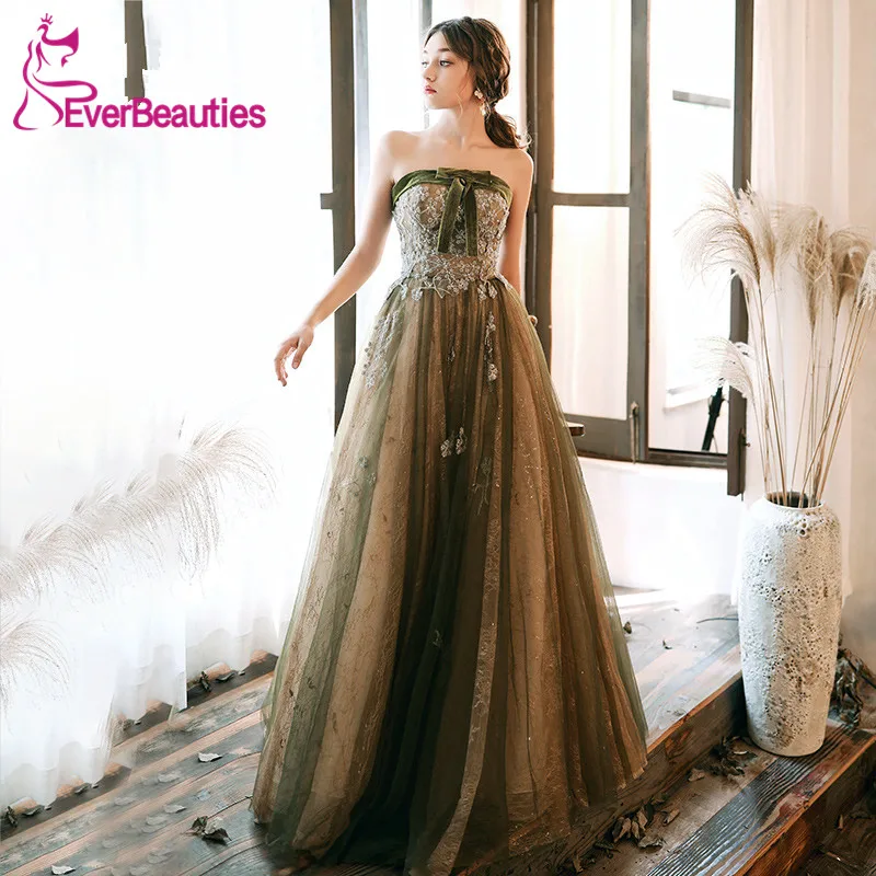 Vestidos De Gala милое платье для выпускного вечера Тюль Аппликации Vestido Formatura Длинные Формальные Вечерние платья Элегантный халат De Soiree
