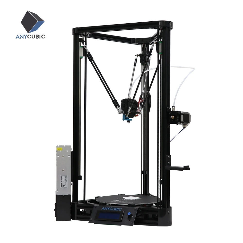 ANYCUBIC Kossel 3d принтер Impresora 3D авто-уровень платформа шкив линейная направляющая плюс большой размер печати Настольный Diy комплект