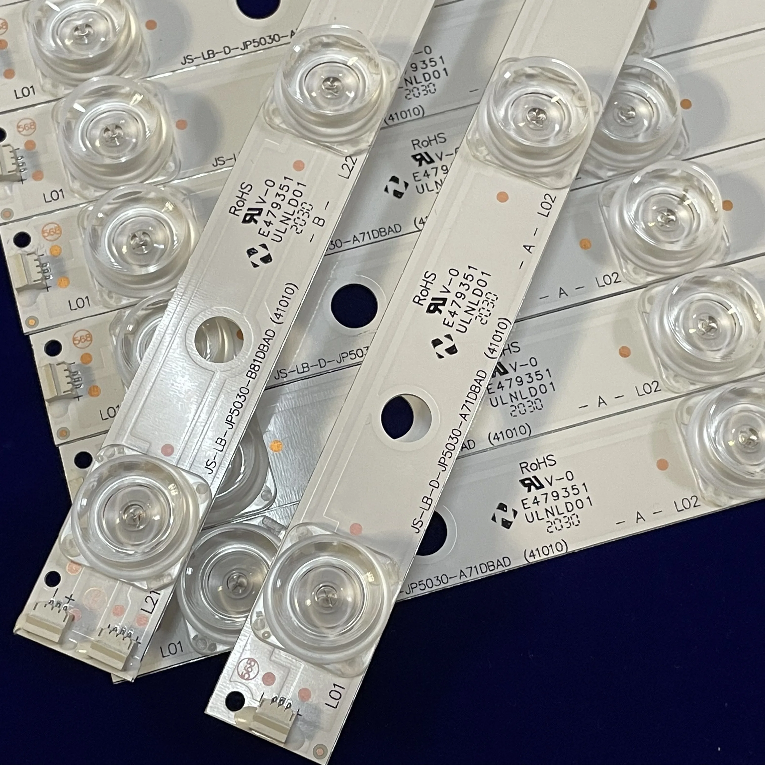 5세트 LED 백라이트 스트립 7램프 50인치 TV용 50S660 JS-LB-D-JP5030-A71DBA JS-LB-JP5030-B81DBAD DCN6K7C E305540 S2H5637