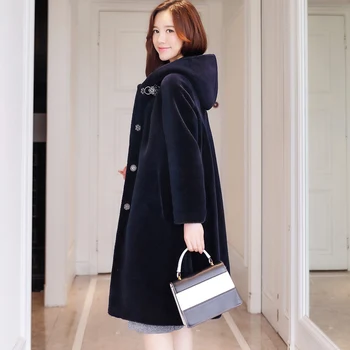 

Autumn Winter Coat Women Clothes 2020 Real Fur Coat Wool Jacket Korean Vintage Sheep Shearling Streetwear Women Tops ZT3766