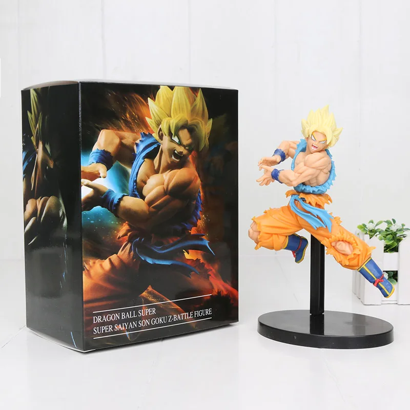 20 см dragon ball Z синий гогета Сон Гоку Вегета конечный солдат dragon ball Супер saiyan Broly битва фигурка DBZ подарок - Цвет: goku boxflod
