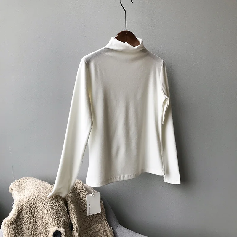Women's Turtleneck Sweaters Autumn Winter Soft Warm Knitted Pullovers Basic Women Sweater Female Jumpers Tops Pulls Femmes