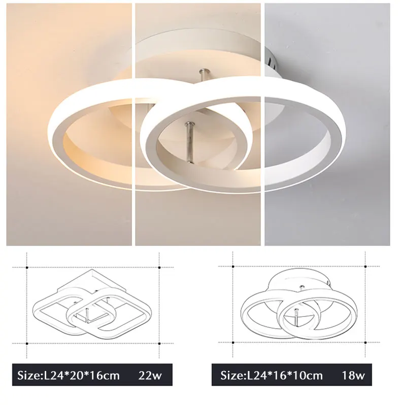 Aisle Lights LED Ceiling Lights For Bedroom Living Room Bedside Lights Corridor Balcony Lights Indoor Lighting Ceiling Lamps recessed ceiling