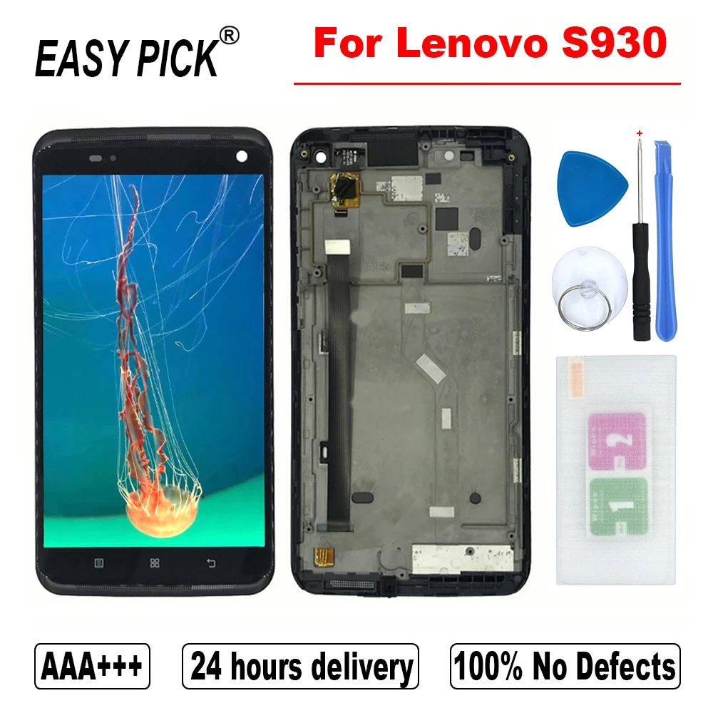 

LCD Display Touch Screen Digitizer Assembly Replacement For Lenovo S930