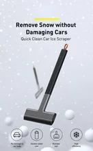 

2022NEW Baseus Car Ice Scraper Windshield Ice Breaker Quick Clean Glass Brush Snow Remover Auto Window Winter Snow Brush Shovel