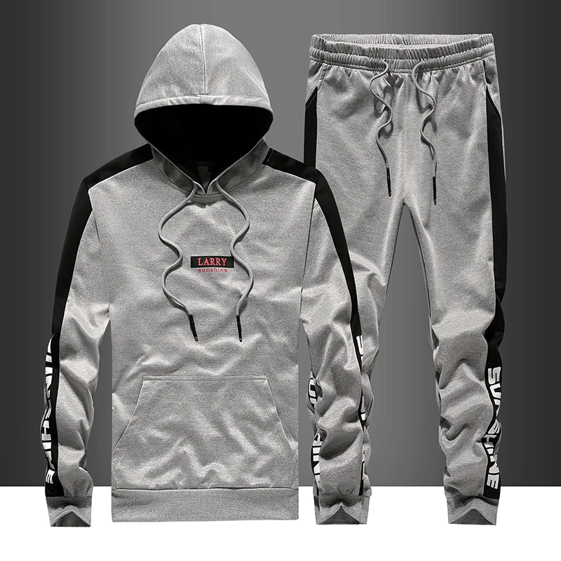 Мужские зимние костюмы, роскошные толстовки с капюшоном, штаны с ...