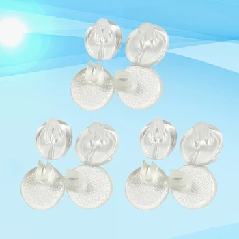 

6 Pairs Transparent PU Split Toe Stickers Anti-wear Foot Heel Pad Soft Silicone Flip Flops Foot Pad for Women Men Use (3 Pairs S