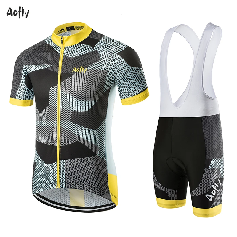 Aofly 2020 забавные велосипедные майки Ropa De Ciclismo черный узор в горошек Мужские