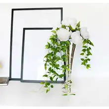 6/3/1 шт. 96 см искусственных растений листьев украшение из плюща в виде цветов и листьев дома Свадебная вечеринка в саду моделирование Флорида растения зеленый декор