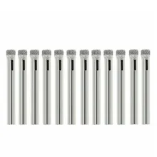 

12Pcs 6mm Diamond Coated Drill Bits Set Hole Saw Core Bit For Tile Ceramic Marble Glass Drilling Tools
