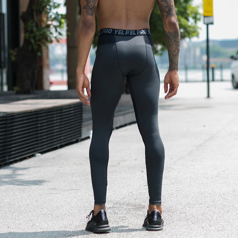 Man’s Compression Pants Running Sport Leggings For Fitness Jogging Workout  Quick Dry Breathable Tights Men Gym Yoga Sportswear