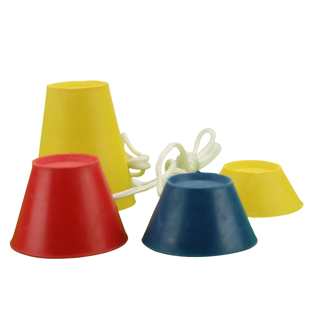 MagiDeal 4 In 1 Different Heights Golf Tees Golf Winter Rubber Tee with Rope Golf Ball Holder Golf Accessories Training Practice