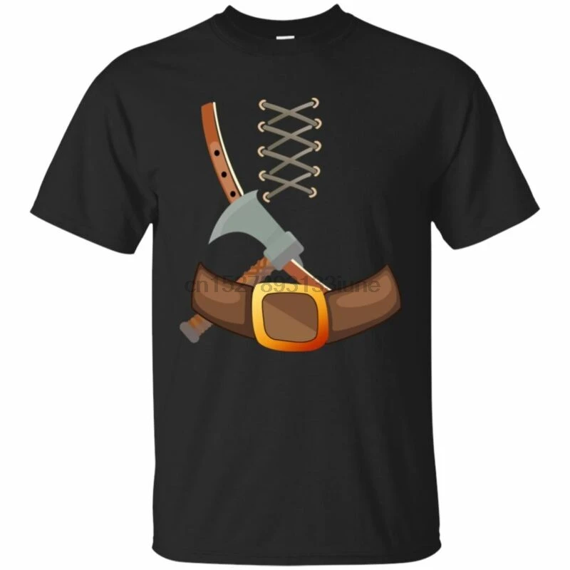 Костюм викинга на Хэллоуин футболка Trick Or Treating Inspired Blac Navy Tee S 6XL | Мужская одежда