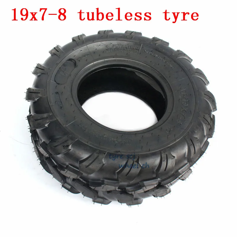 19x7. 00-8 шины 19x7-8 бескамерные шины для go-kart внедорожные 4 колеса, ATV 8 дюймов передние колеса шины