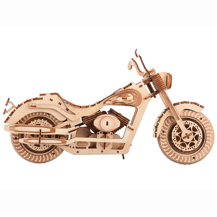 

Manufacturers Direct Selling 3D Educational 3D Puzzle Model 3D Wooden Puzzle Wood Model Motorcycle Model